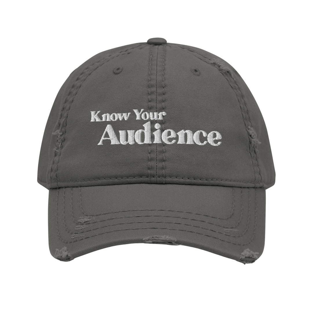 Modi 'Know Your Audience' Distressed Hat