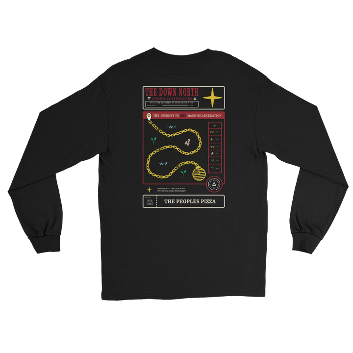 Down North Long Sleeve Tee - Black